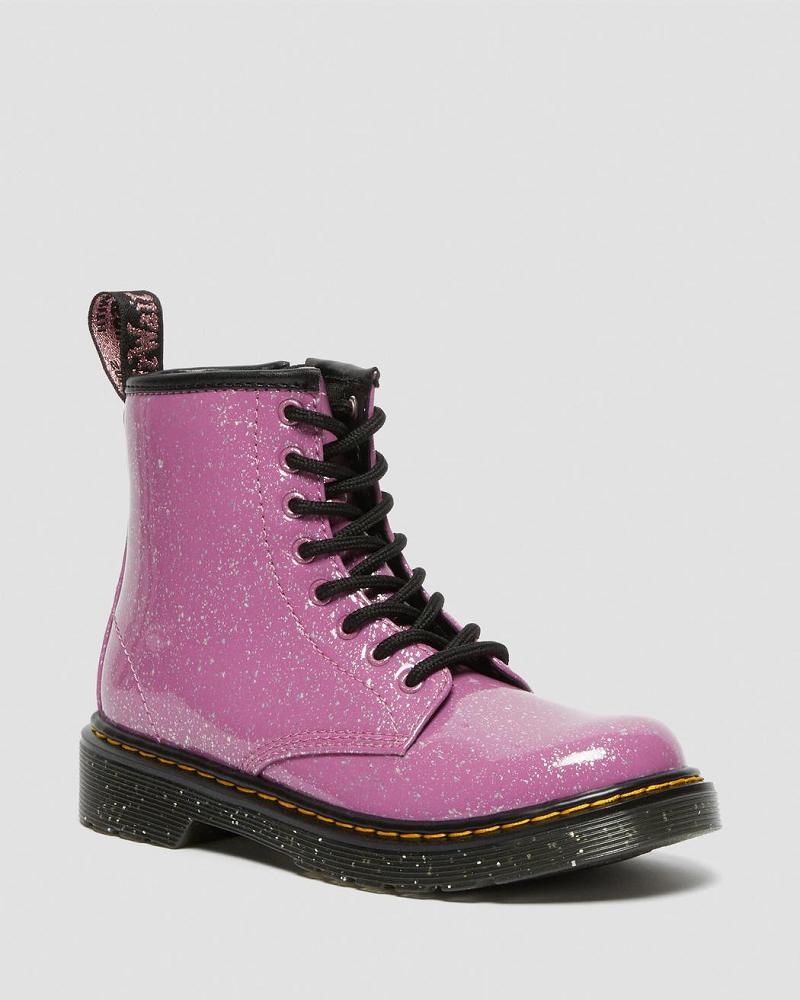 Dr Martens Junior 1460 Glitter Veterlaarzen Kinderen Roze | NL 145BEX